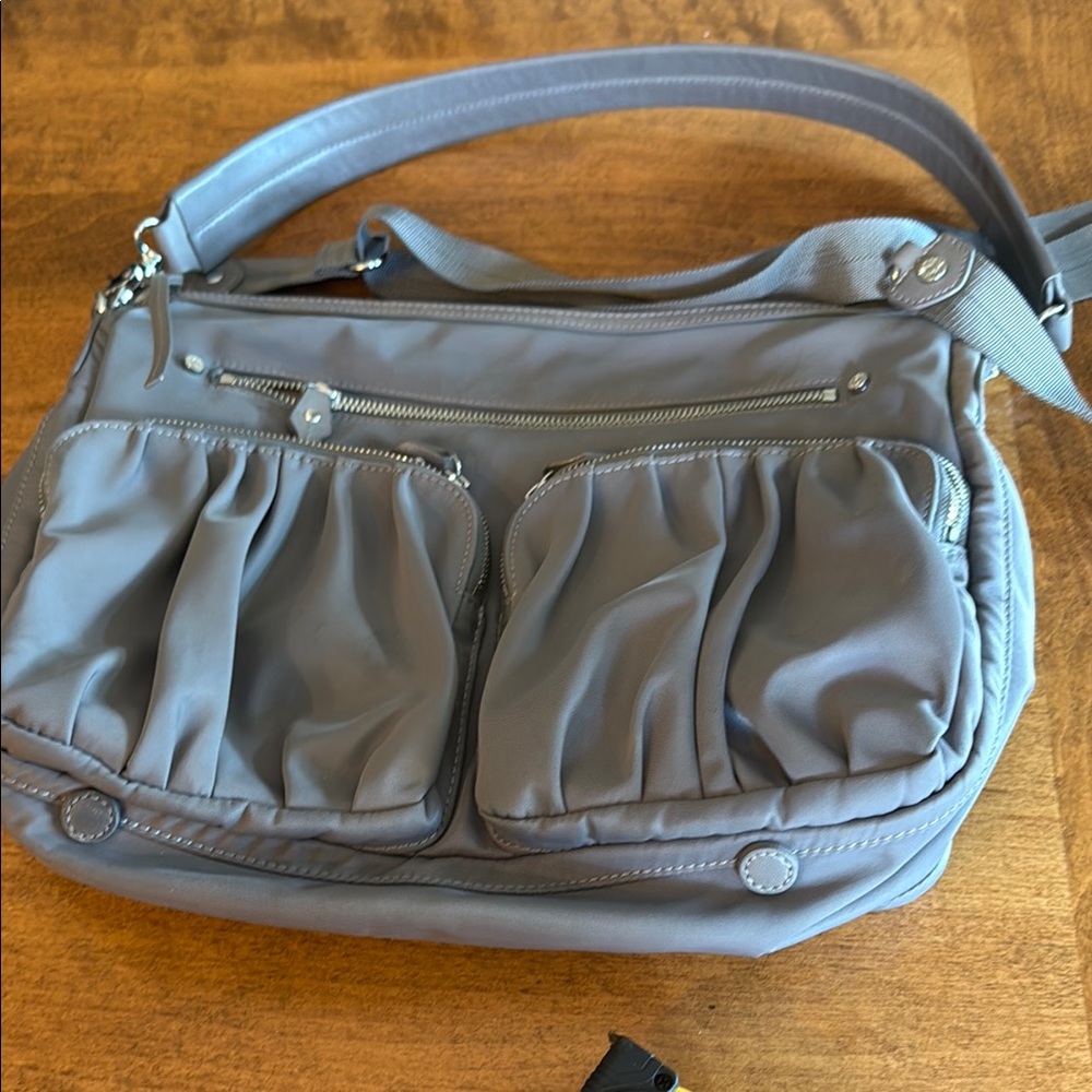 MZ Wallace Gray Shoulder Bag